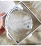 With You Always Memorial Round Feather Bauble, Round Glass Christmas Ornament, R - Image 2