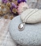 Sterling Silver Hammered Pebble Necklace Pendant - JBJ2017 - Image 7