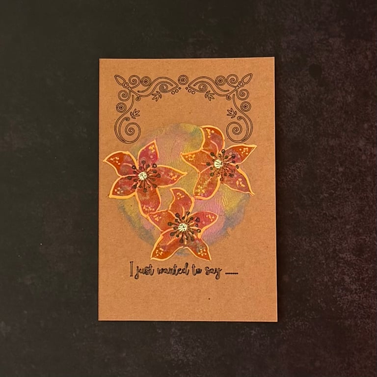 Postcard - I Just Wanted To Say