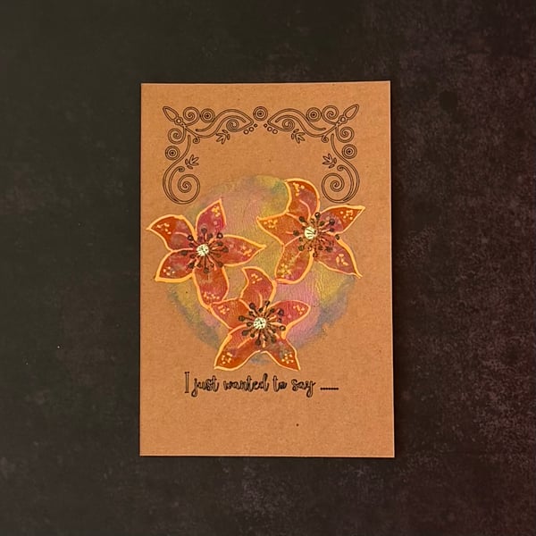 Postcard - I Just Wanted To Say