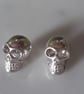 Bali Sterling Silver Skull Beads - Image 1
