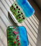 Fused Glass Poppy Field - Image 4