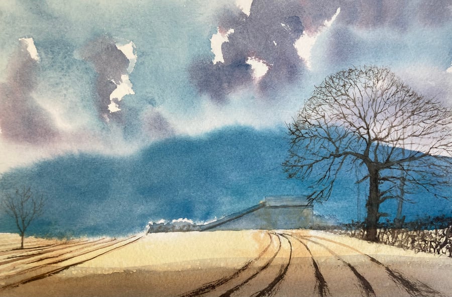 Ingebly plantation (Pure Original Watercolour)