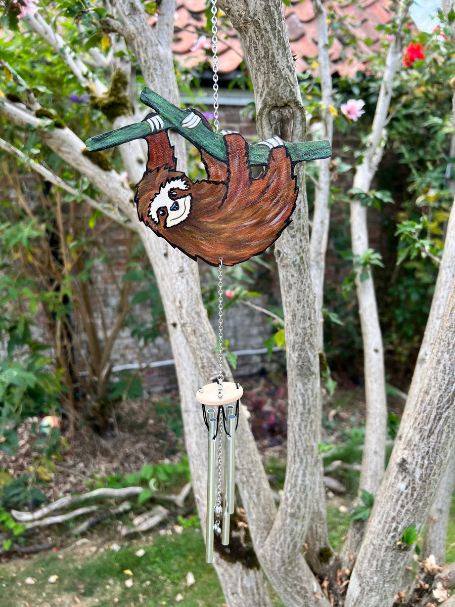 Sloth wind chime 