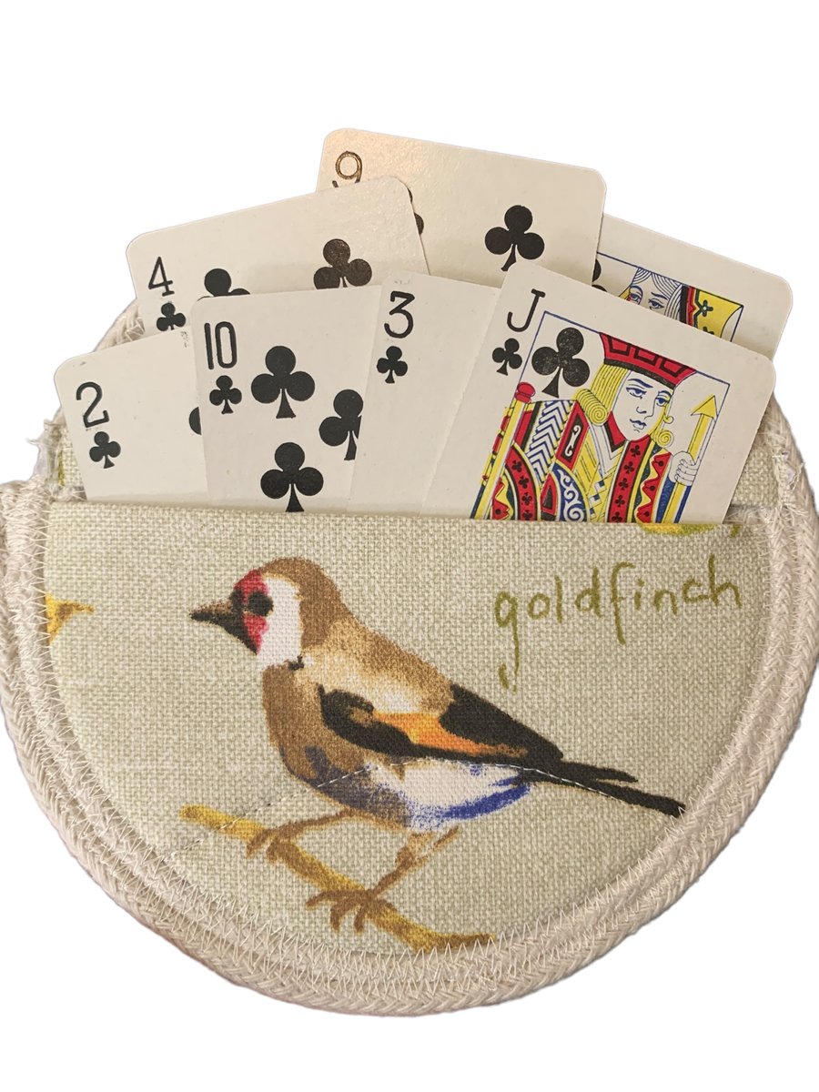 Playing Card Holder - Goldfinch 