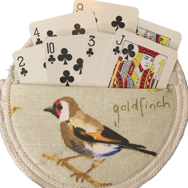 Playing Card Holder - Goldfinch 