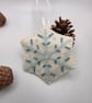 Embroidered snowflake decoration - Image 2
