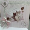 Lace, buttons and bows With love Mother's Day or birthday card