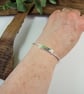 Sterling Silver Bangle with Spiral Decoration. Size Large 21cms - Image 2