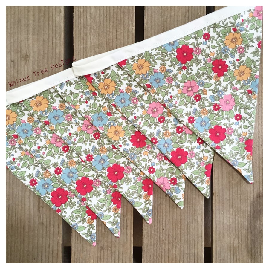 Rose and Hubble Fabric Bunting