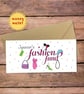 Fashion Fund Personalised Money Wallet Card - cash gift envelope