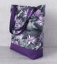 Tote bag, shopping bag, flowers and dragonflies - Image 3