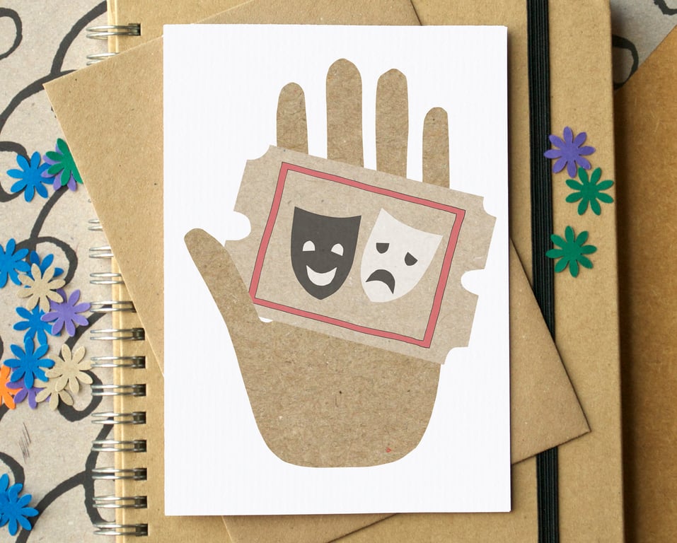Card for Theatre Tickets - Cards for Unwrappable Gifts