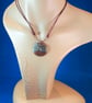 Bat in Clouds Circular Copper Pendant - Image 3