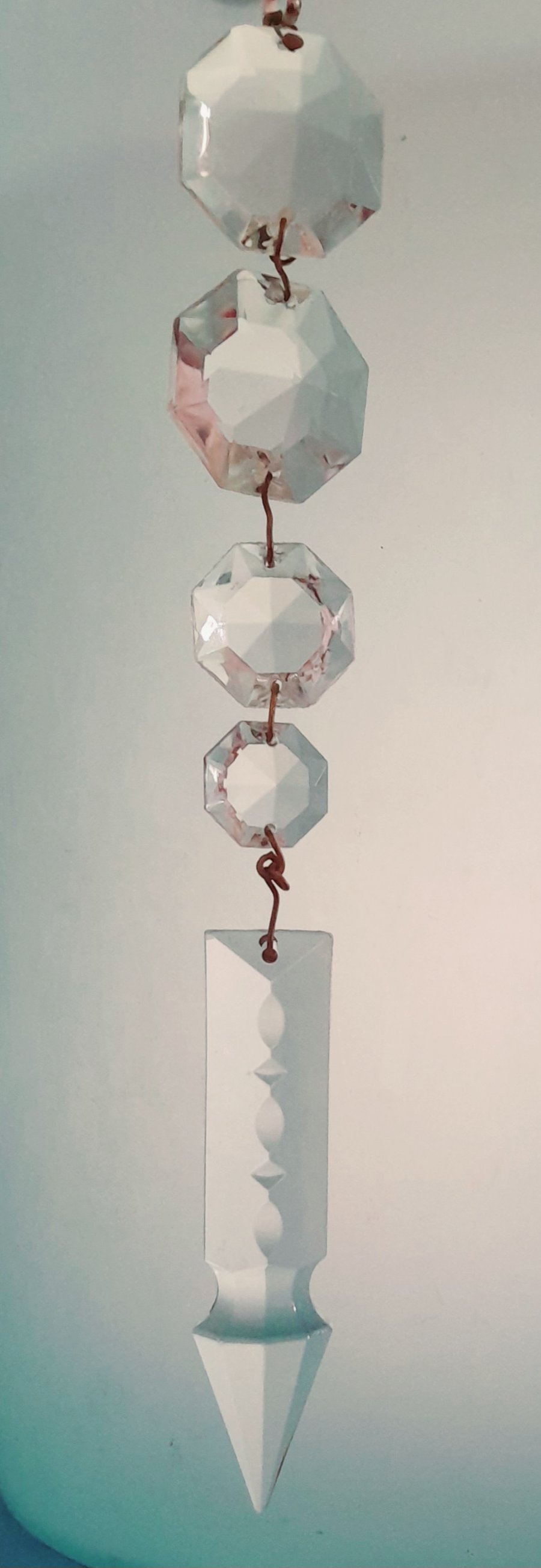 Vintage Chandelier Crystal arrow