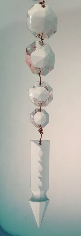 Vintage Chandelier Crystal arrow
