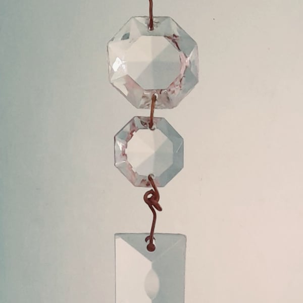 Vintage Chandelier Crystal arrow