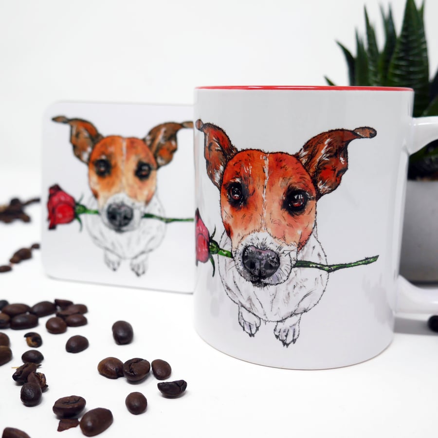 Jack Russell Terrier, Terrier Gift, Terrier Mug, Jack Russell Mug, Dog Gift