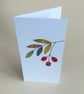 Embroidered Rosehips Greeting Card - Image 6