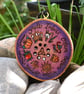 Wheel of the year. Pagan talisman. Pyrography altar decoration. - Image 5