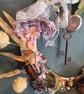 Vintage trinkets wreath, wreath, antique and vintage OOAK art wreath  - Image 2