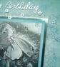 Cutey dreaming fairy decoupage birthday card - Image 3