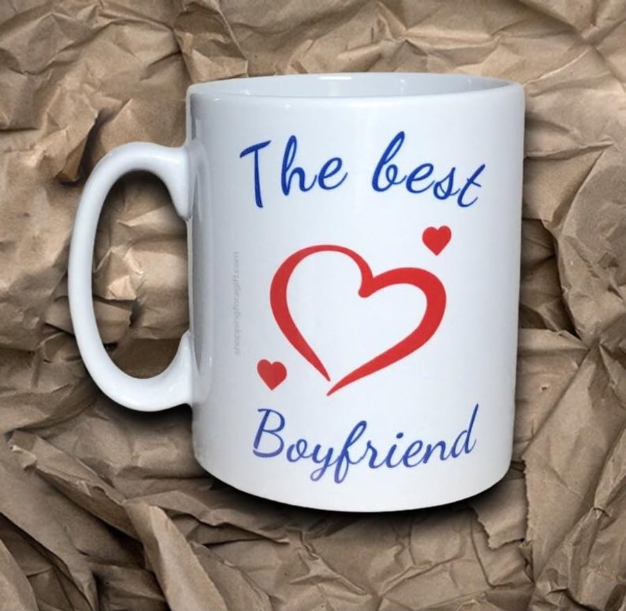 The Best Boyfriend Mug. Valentine's, Birthday mugs for boyfriends. Valentine mug