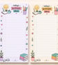 Brilliant Ideas Notepad - Checklist To Do List Pad - 50 Pages (Optional Magnet)