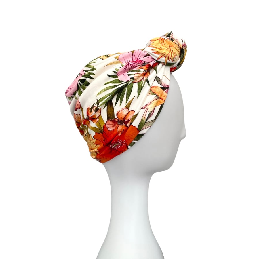 Knotted turban cheap head wrap