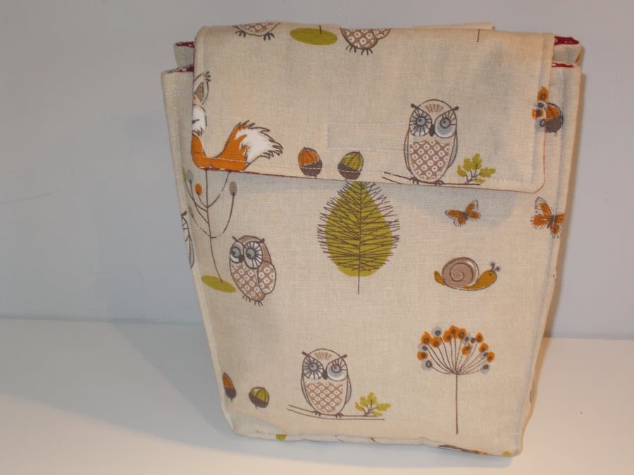 Fabric Lunch or snack bag.