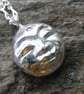 Fine Silver Moon Goddess Pendant and Sterling Silver 18 Inch Chain - Image 4