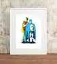 Only Fools and Horses Hand Pulled A3 Limited Edition Screen Print