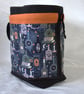 Large Cotton Canvas Drawstring Project Bag Bottles & Books  - Image 1