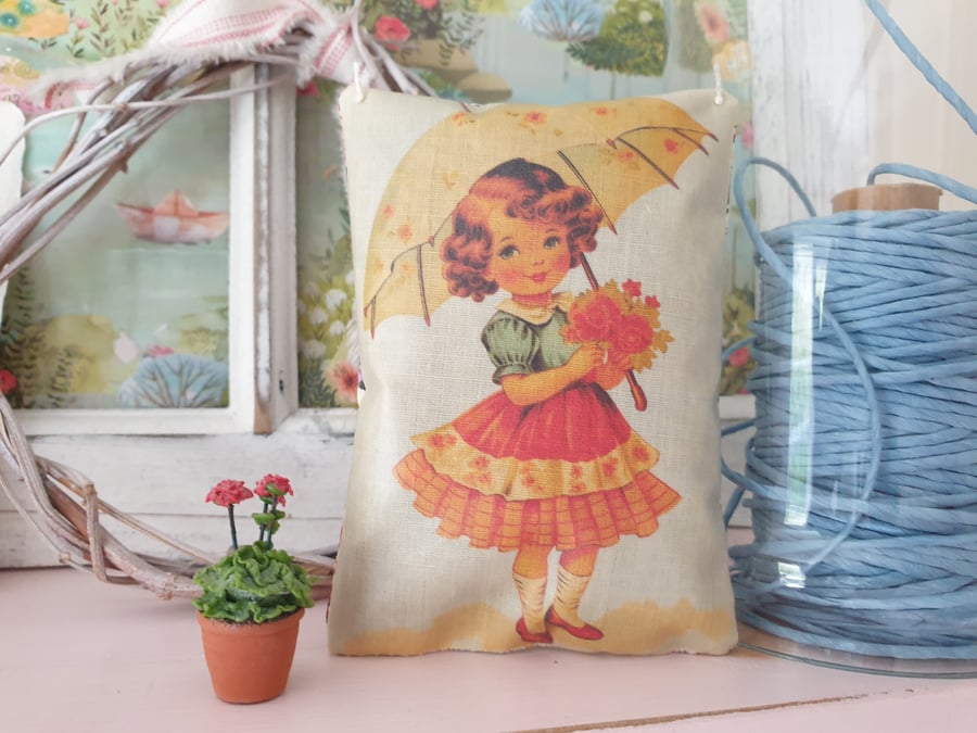 Storybook Illustration Fabric Scented Pillow Decoration 