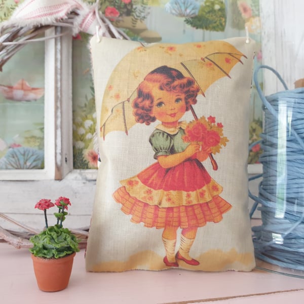 Storybook Illustration Fabric Scented Pillow Decoration 