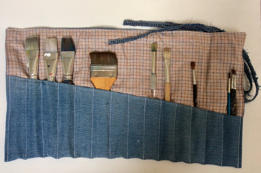  Artist's Storage Roll, recycled denim