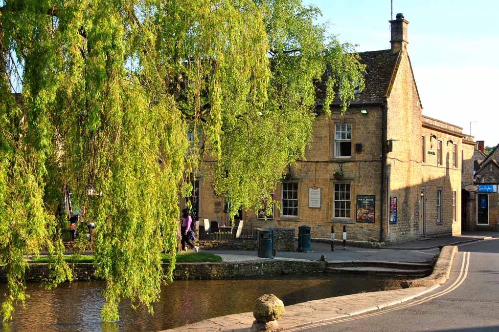 Old Manse Hotel Bourton On The Water Cotswolds Photograph Print