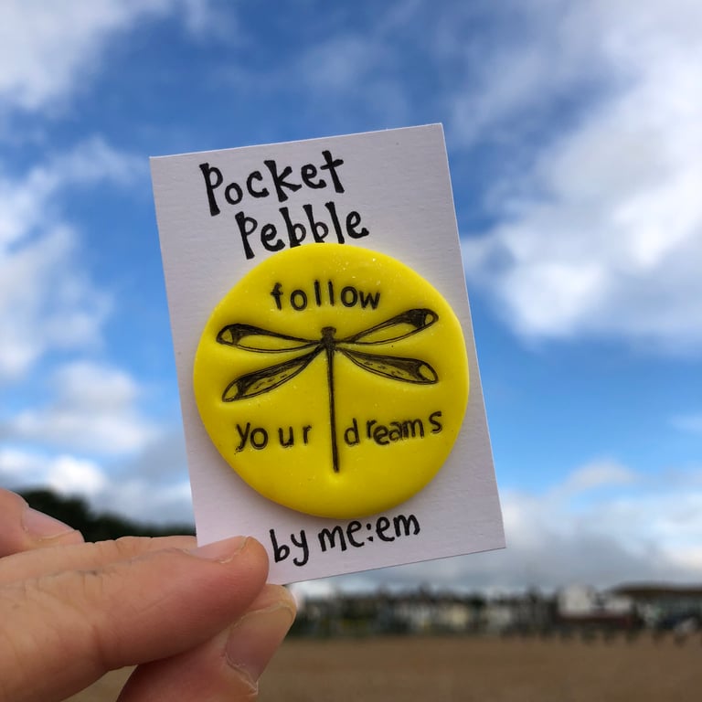 Follow you dreams, Pocket Pebble Gift 