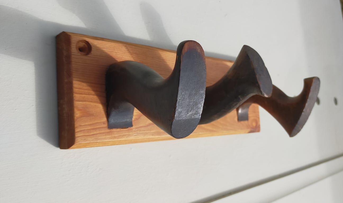 Unique Vintage Plane Handle Towel Hooks