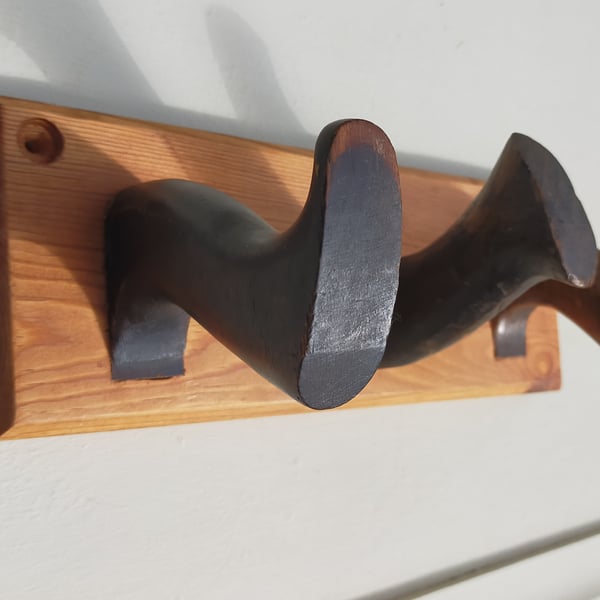 Unique Vintage Plane Handle Towel Hooks