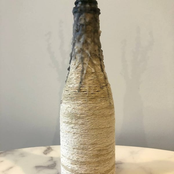 Handmade bottle-vase (25 cm)