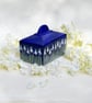 Snowdrop Butter Dish - Hand Painted - Image 1