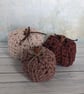 Pumpkins, Autumn decor, Halloween, set of pumpkins, crochet pumpkins - Image 2