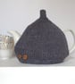 Tea Cosy in Grey Aran Wool - Image 5