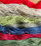 8 X 25g SMALL SKEINS 100% COTTON ARAN Christmas Pack - Image 5