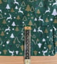 Drawstring Gift Bag, Reindeers and Christmas Trees, Handmade in the UK - Image 9