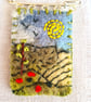 OOAK needle felted and hand embroidered kilt pin brooch.(No.5) - Image 3