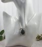 Blue Green Jasper Necklace, Sterling Silver Artisan Pendant - Image 4