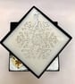 Frosty Fused Glass Snowflake - Image 4