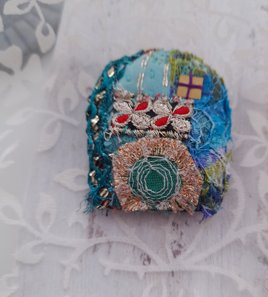 Textile Brooch